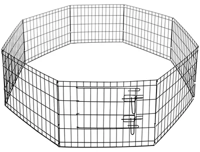 Produktbild von Freigehege für Kleintiere Faltbar 8-teilig 61 cm hoch