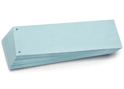 Produktbild von Herlitz Trennstreifen für DIN A4 Manila Karton blau 100 Trennstreifen