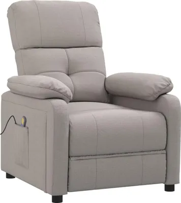 Obrázok produktu pre masážne kreslo vidaXL Taupe Fabric