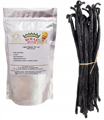 Obrázok produktu pre Vanilkový struk 250 g Premium XXL, 14–20 cm dlhé hrubé vanilkové struky