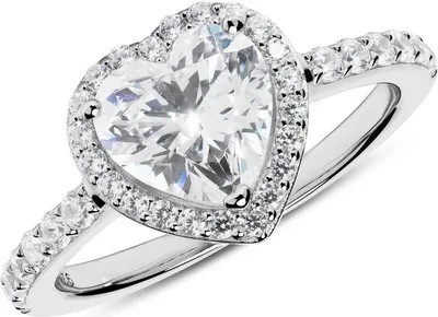 Produktbild von Herzring Sterlingsilber Zirkonia