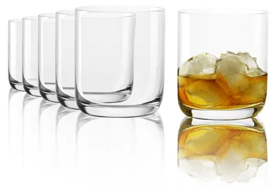 Whiskygläser Set 6er, 305 ml, Kristall, spülmaschinenfest