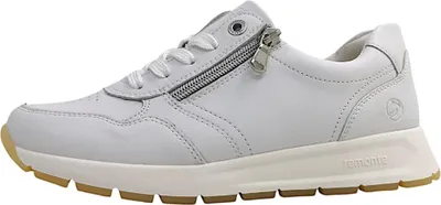 Immagine prodotto di Scarpe da ginnastica da donna Remonte, modello stringato, colore bianco, ideali per il tempo libero
