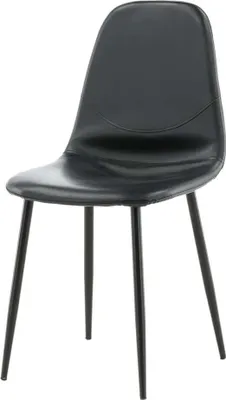 Produktbild von FURNLUX Esszimmerstuhl Polarschwarz 44cm / Hauptfarbe: Schwarz / Abmessungen: 44 x 53 x 88 cm