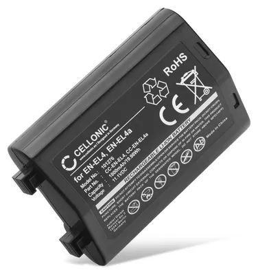 Image de CELLONIC Batterie compatible avec Nikon D2H, D2Hs, D2X, D2Xs, D3, EN-EL4
