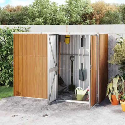 Productafbeelding van Tuinschuur voor Tuingereedschap – Ruime en Duurzame Opbergoplossing van Verzinkt Staal, 225 x 89 x 161 cm