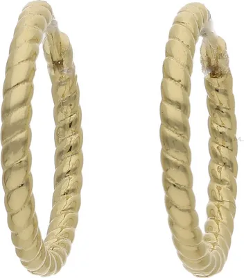 Produktbild von Creolen Silber 925 Gold plattiert JL39-06-0837 JuwelmaLux