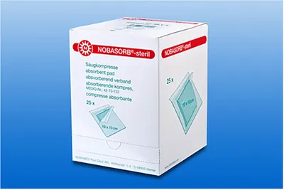 Produktbild von Noba Nobasorb Saugkompressen steril 25 Stück 15 x 20 cm