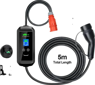 Immagine prodotto di Caricabatterie per veicoli elettrici, controllo tramite app intelligente, corrente regolabile, 11KW App Tipo 2, TYPE2