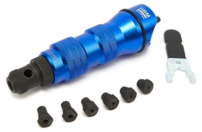 Produktbild von HBM Professional Popnietzange für Akku-Bohrschrauber von 2,4 bis 6,4 mm.