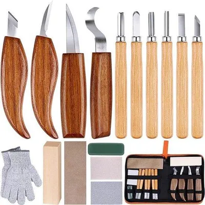 Produktbild von Houtbearingsgerei, Handbearingsmuster-Sets, Handwerk, Werkzeugsets, Freude am Holzbearbeiten