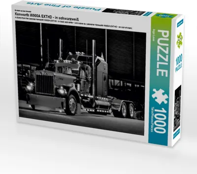 Produktbild von Calvendo Ein Motiv aus dem Kalender Kenworth W900A EXTHD - in schwarzweiß 1000 Teile Puzzle quer 640x480mm, Laue Ingo; 7279255
