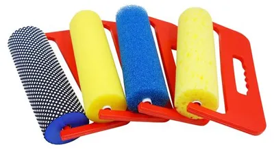 Image de EDUPLAY 370005 Roulette géante structurée Set de 4 pièces