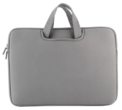 Produktbild von Laptop-Handtaschentasche für iPad, Laptop, Tablet (15,6 Zoll, Grau)
