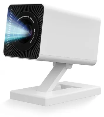 Obrázok produktu pre Mini projektor – 150 ANSI lúmenov – Wi-Fi 6, Bluetooth 5.0 – HD rozlíšenie – Prenosný LCD projektor pre domáce kino