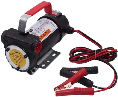 Image de Pompe diesel, débit élevé, conception auto-amorçante, UE, 12 V, noir