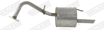Produktbild von WALKER 24330 Endschalldämpfer für TOYOTA Yaris Schrägheck (P13) Auspuff