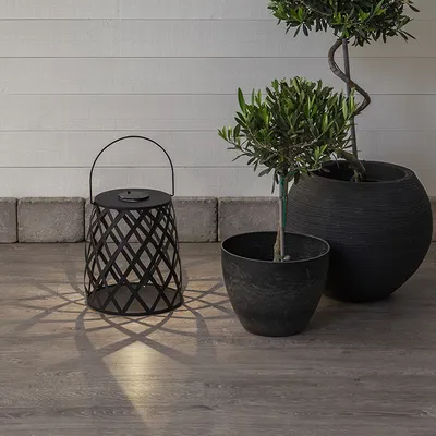 Produktbild von Star LED-Solar-Laterne 'Calabria', Metall, ca.19x20 cm