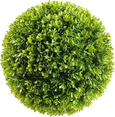 Produktbild von Künstliche Buchsbaum Topiary Kugeln 30 cm - 4er Set Dekorative Kunstpflanzen für Garten, Balkon & Hochzeit