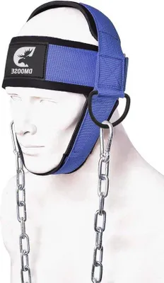 Produktbild von Famanu Halstrainer mit langer Stahlkette - Neopren schwarz