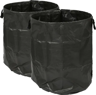 Produktbild von Robuste Gartenabfallsäcke – 300 l – Schwarz – 2er-Pack