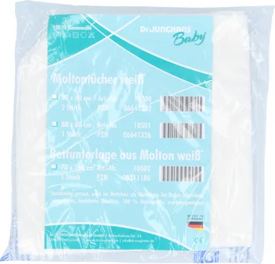Produktbild von Moltontücher 40x40 cm, 2er Set für Krankenunterlagen
