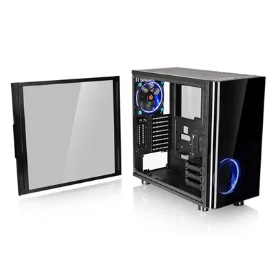 Produktbild von Thermaltake View 31 TG, Midi Tower, PC, Schwarz, ATX, micro ATX, Mini-ITX, SPCC, Gehärtetes Glas, Gaming