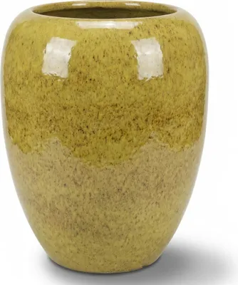Obrázek produktu pro Provencelia GALILEE velký keramický květináč, mrazuvzdorný, Podzimní zelená, Ø40 x V50 cm, 27 l