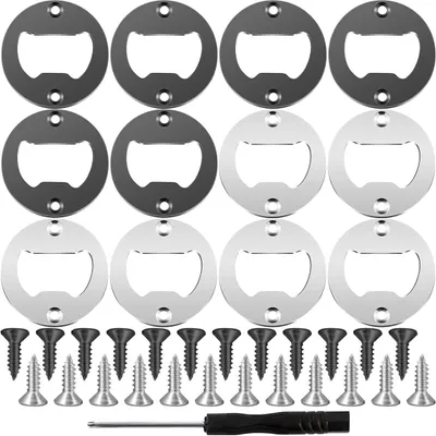 12er-Set Flesopener Inzetstukken aus Edelstahl, DIY Bieröffner
