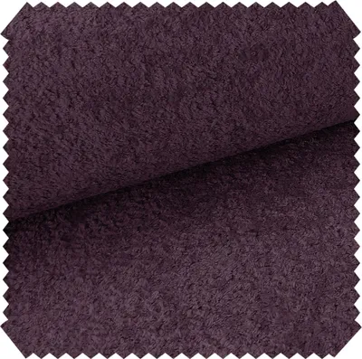 Produktbild von novely® MONIQUE Samtweicher Bouclé-Velours-Stoff, Schwer Entzündbar Meterware 1lfm - Farbe: 69 Aubergine