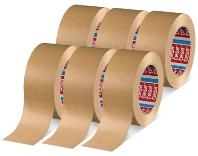 Produktbild von Papierklebeband – 50 m x 50 mm – Braun – 6 Rollen