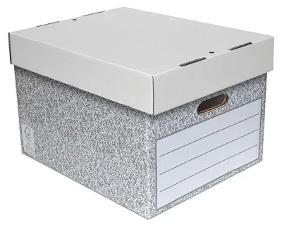 Produktbild von SUMMIT Archiv-Aufbewahrungsboxen mit Deckel, groß, 5 Stück