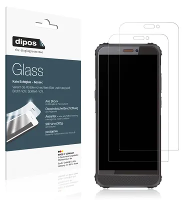 Produktbild von 2x Schutzfolie für AGM H3 matt - Anti-Shock 9H Folie dipos Glass Kunststoffglas