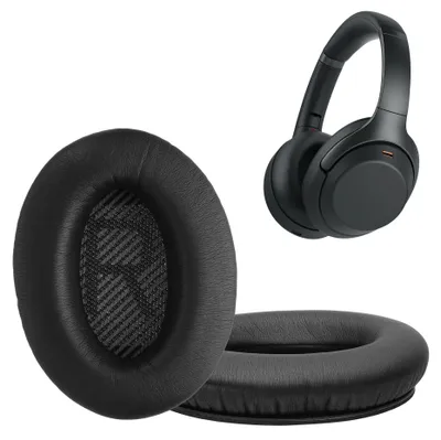 Produktbild von kwmobile 2x Ohr Polster für Bose Quietcomfort Ohrpolster - Ersatz Ohrpolster - Kopfhörer Ersatzteile - Kopfhörer Ersatzpolster für Over Ear Headphones