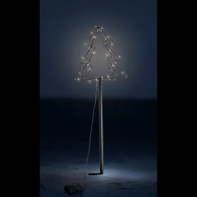 Produktbild von LED 3D Weihnachtsbaum Weihnachtsbeleuchtung Tannenbaum Außen 52 LEDs