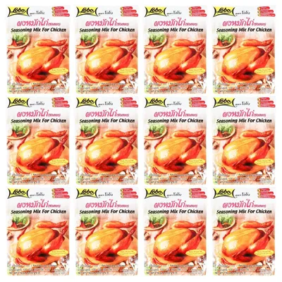 Produktbild von Lobo Würzmischung für Hähnchen (Fleisch,Tofu) 12x100g