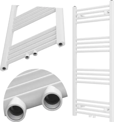 Produktbild von Granitan | Badheizkörper Raven - 110x50 cm - Weiß - Modern - Funktional - Elegantes Design