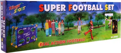 Obrázok produktu pre Veľká futbalová bránka pre deti + cieľová podložka + lopta + tričká + fixky