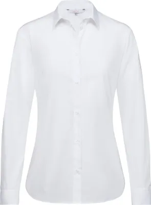 Produktbild von Greiff SIMPLE Damen Business-Bluse Langarm Kent Regular-Fit Weiß 42
