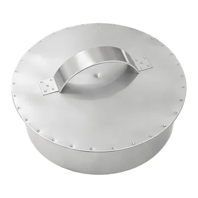 Produktbild von Deckel Edelstahl Schornstein Ø 160 mm einwandig Kaminrohr Ofenrohr