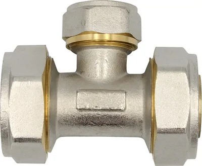 Produktbild von Klemmring Schraubfitting T-Stück 32x20x32 mm reduziert Verbundrohr