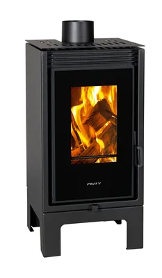 Obrázek produktu pro EEK A - Prity PMV-TV SL 11 kW krbová kamna na dřevo s velkým panoramatickým oknem Krbová kamna na dřevo