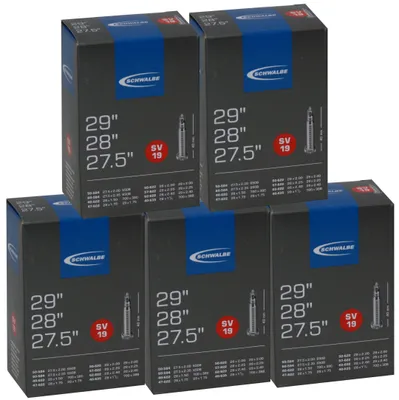 Produktbild von Schwalbe Fahrradschlauch SV 19-27,5", 28", 29" - 5er Set