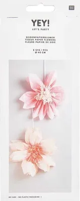 Immagine prodotto di 2 fiori di ciliegio in carta velina, Sakura 40 cm
