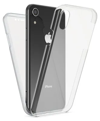 Produktbild von NALIA 360 Grad Handy Hülle für Apple iPhone XR, Full Cover Case Rundum Bumper Transparent