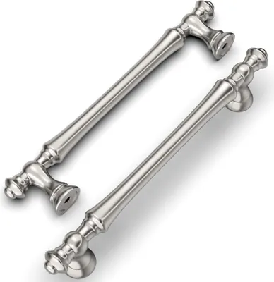 Produktbild von 6 Stück 128 mm Matt Nickel Türgriffe Zinklegierung Moderne Möbelgriffe für Küche Büro Schublade Schrank - Langlebige Türhardware