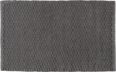Produktbild von WENKO Bade Matte Teppich Bad Vorleger Dusche WC 50x80 cm Mona Grau Accessoires
