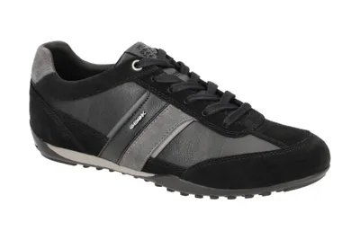 Produktbild von Geox WELLS Herrenschuhe - sportliche Halbschuhe - Schnürschuhe schwarz NEU