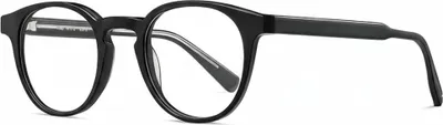 Zdjęcie produktu dla Okulary kujonki VeyRey blokujące niebieskie światło Phuffy przezroczyste soczewki