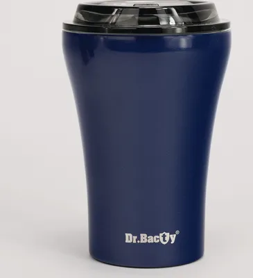 Zdjęcie produktu dla Kubek termiczny do kawy z powłoką ceramiczną Dr.Bacty Apollo 227ml - niebieski